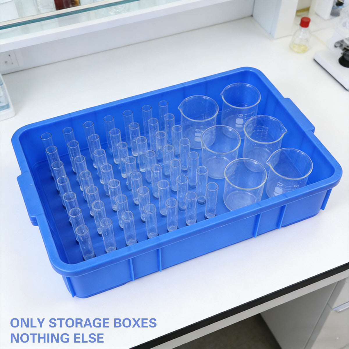 Pe Mini Storage Box Large Capacity PE Tool Storage Organizer Rectangular Box | 4Warehouse