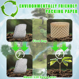 Kraft Bubble Cushion Paper Roll Shock Absorbing Packing Wrap