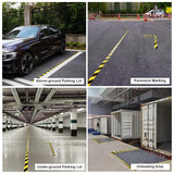 PVC Warning Tape Black Yellow Floor Safety Marking Tape