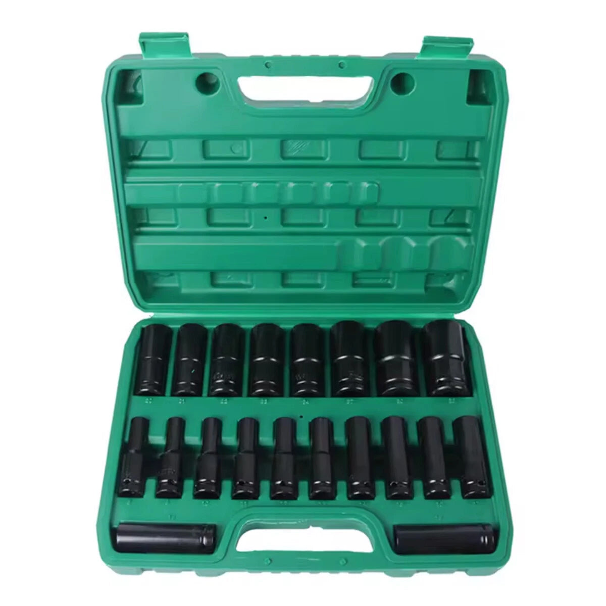 20-Piece 1/2-In Drive Socket Set 8–32 mm with Storage Case