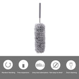 S/L Long Telescopic Feather Duster Extending Handle Grey