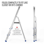 Aluminium Folding Ladder Non Slip 3/4/5 Step Lightweight