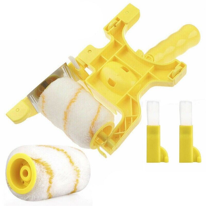 Handheld Paint Edger Roller Brush For Walls Ceilings Baseboards