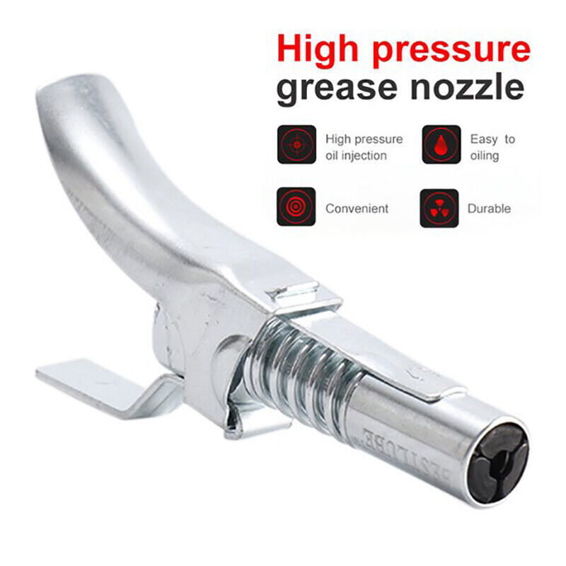 Grease Gun Coupler Quick Release One Hand 1/8 NPT 10000psi