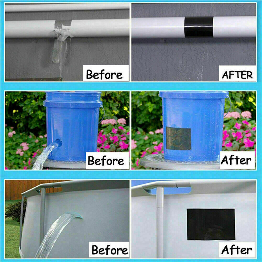 Waterproof PVC Tape Super Strong Stop Leak Flex Seal Repair 1.5m