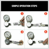 Grease Gun Coupler Quick Release One Hand 1/8 NPT 10000psi