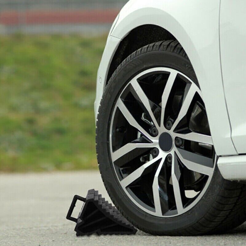 4PCS Heavy Duty Wheel Chock Car Trailer Boat Caravan Stops