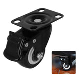 Heavy Duty 2" Swivel Castor Wheels with Brakes 4PCS for Warehouse Carts