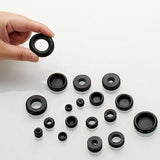125PCS Rubber Grommet Assortment Kit with 18 Sizes for Automotive and DIY