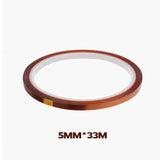 33M Kapton Tape 5-25mm High Temp Heat Resistant Polyimide