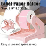 Pink Label Paper Holder Organizer Stand for Desk and Shelf Storage