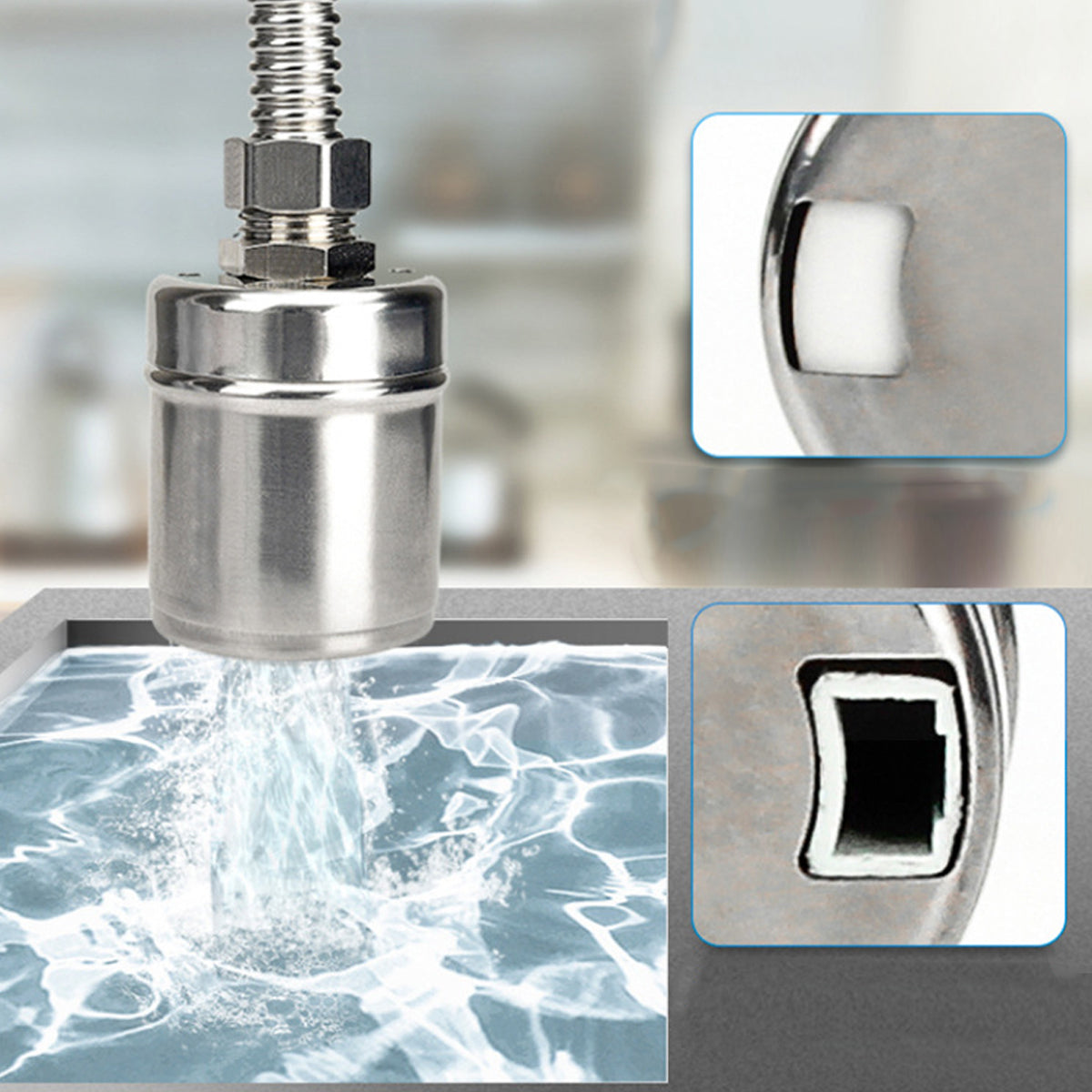 304 Stainless Steel Float Ball Valve Automatic Water Control