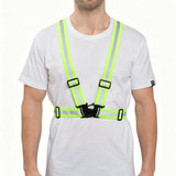 Reflective Shoulder Strap Safety Vest High Visibility for Warehouse Use