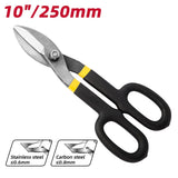 10" Tin Scissors Manual Steel Cutting Metal Shear Cutter