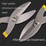 10" Tin Scissors Manual Steel Cutting Metal Shear Cutter