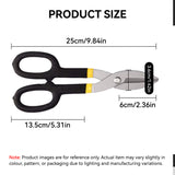 10" Tin Scissors Manual Steel Cutting Metal Shear Cutter
