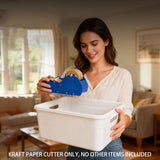 Water Activated Kraft Tape Dispenser Gummed Paper Cutter 30–80mm