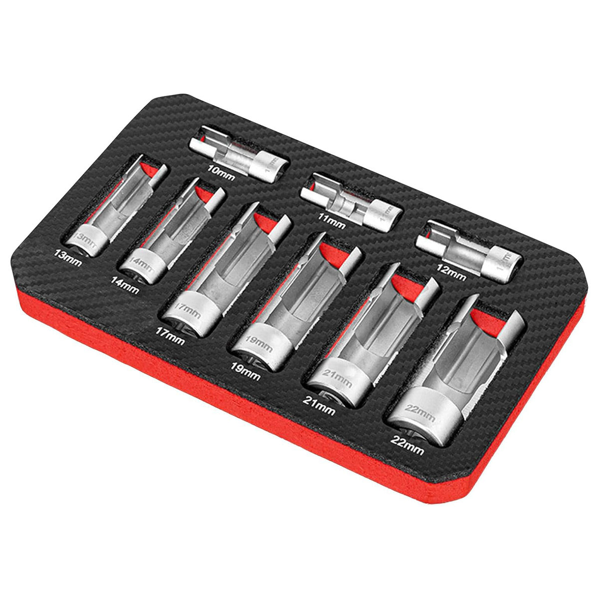9PCS Diesel Injector Line Wrench Set CR-V 10–22mm for Engine Service