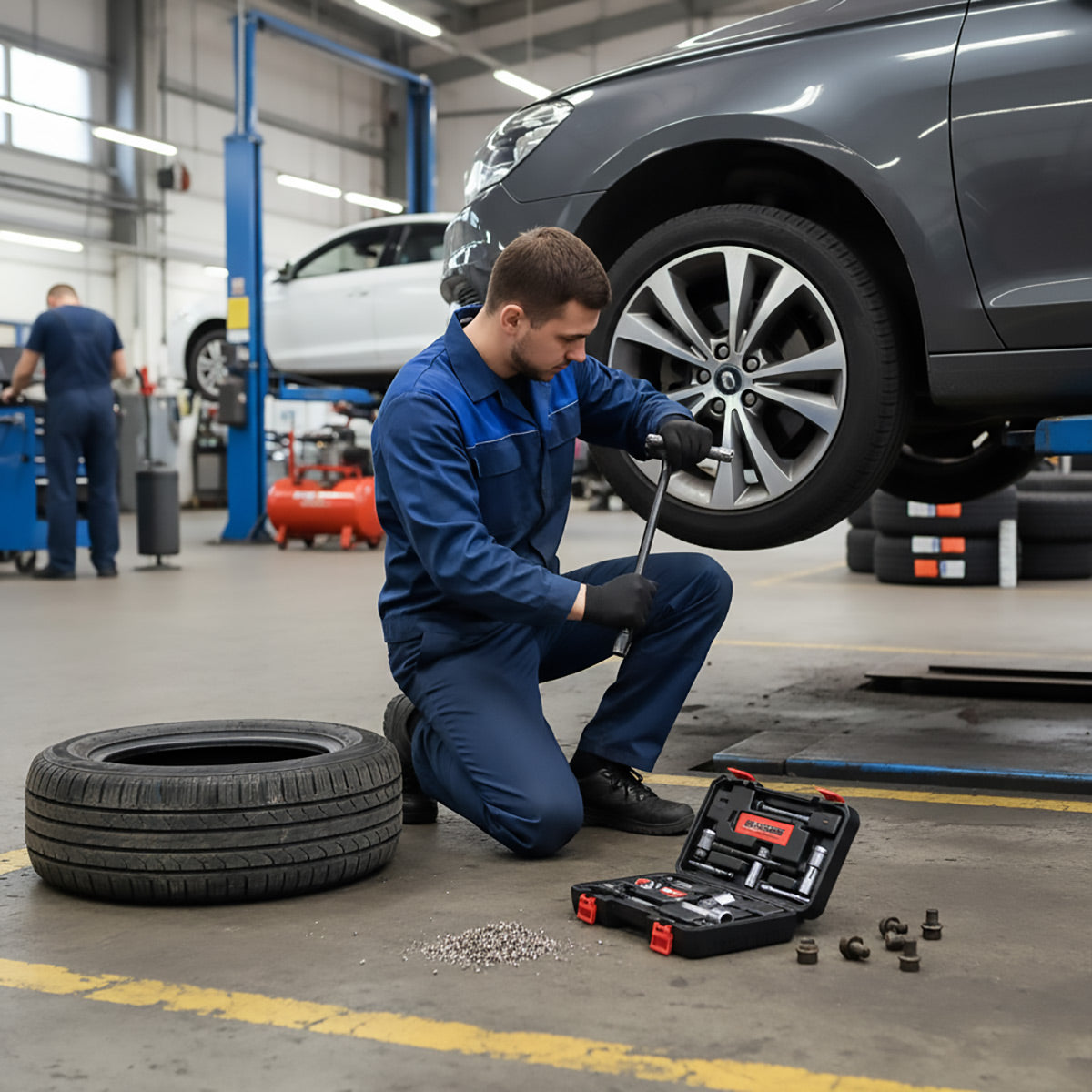 9PCS Diesel Injector Line Wrench Set CR-V 10–22mm for Engine Service