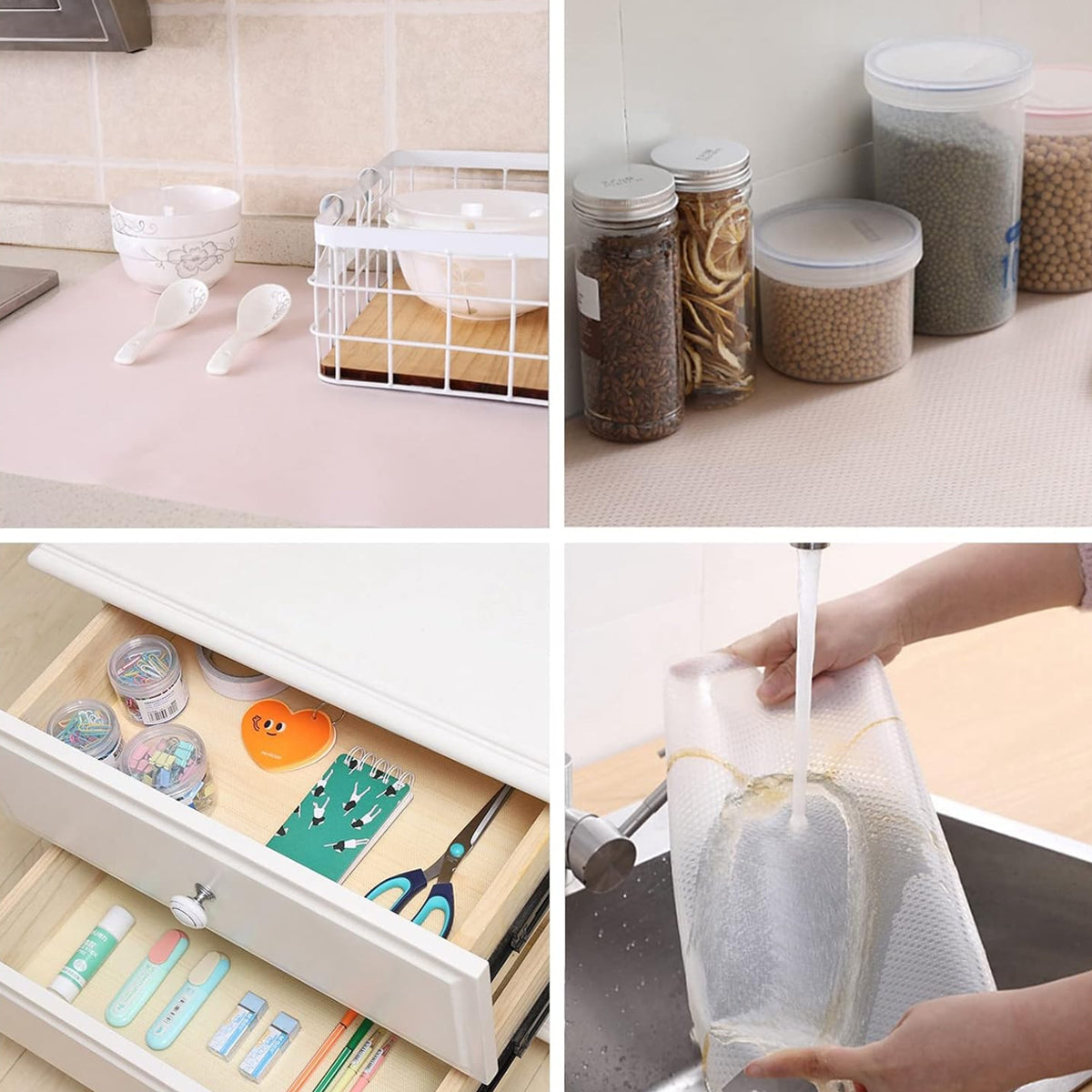 5 Roll EVA Anti Moisture Drawer Mat Cabinet Pad Kitchen Dustproof Placemat