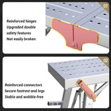 Folding Scaffolding Platform Galvanized Steel 150kg Load