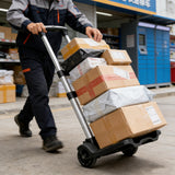 Portable Folding Hand Truck Cart Adjustable Handle 40kg Load