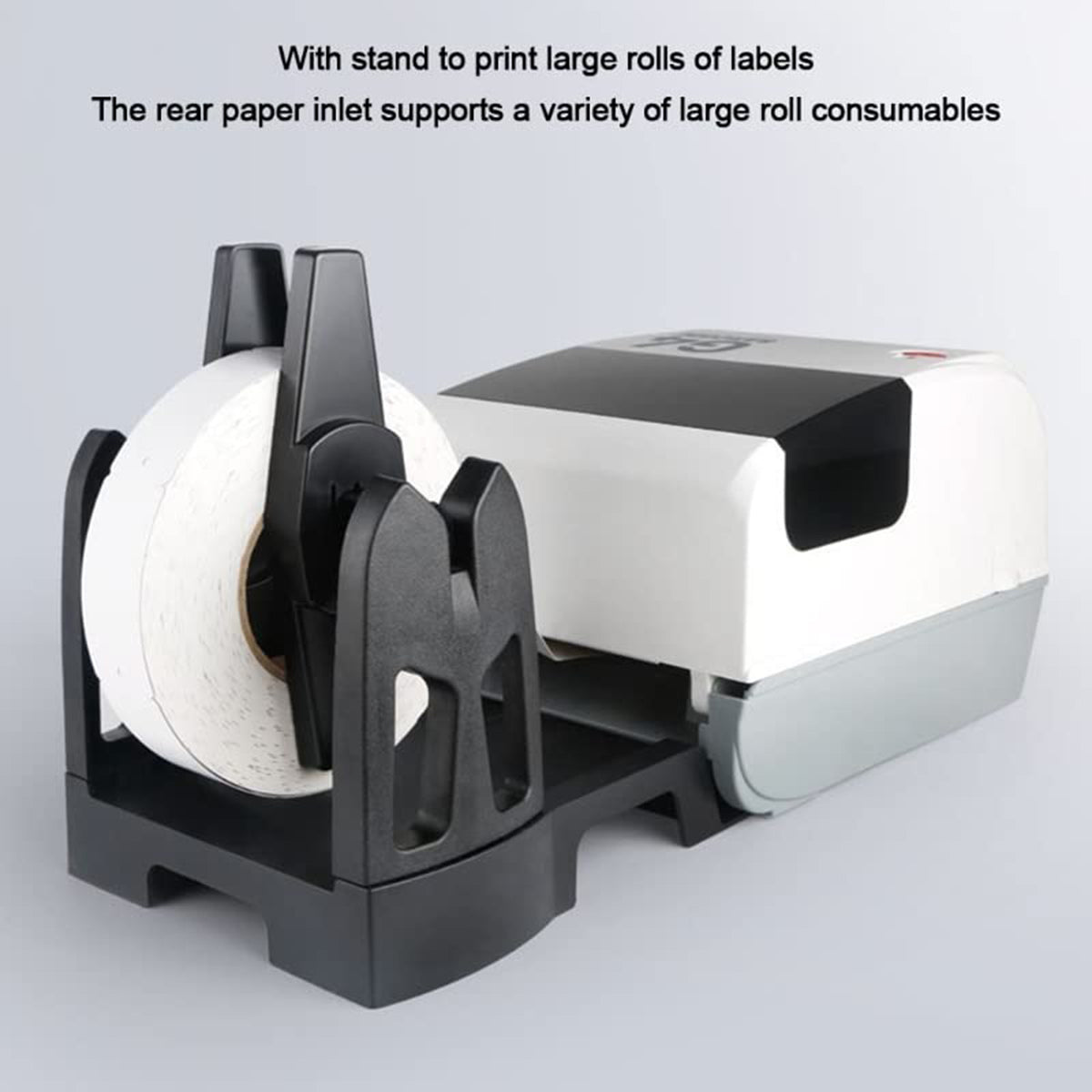 Universal Thermal Label Paper Holder Barcode Printer Compatible Label Stand