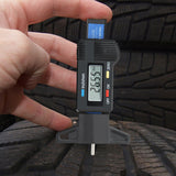 Car Digital Depth Gauge Tyre Tread Brake Pad Caliper LCD