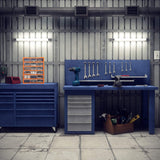 Tool Storage Bin Parts Organizer Drawer Cabinet with Dividers