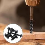 340PCS Black Self-Tapping Screws Assortment for Metal Wood