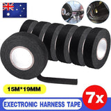 7 Roll Electrical Harness Tape Wire Loom Cloth Noise Damping Adhesive Tape
