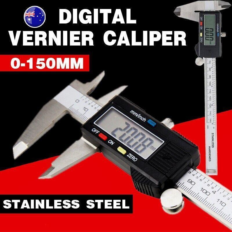 Stainless Steel LCD Digital Electronic Vernier Caliper Micrometer 150MM