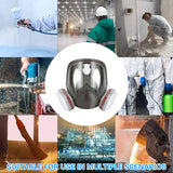 6800 Full Face Respirator Mask with Dual Filters for Painting Sanding