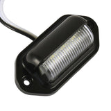 2PCS 6 LED License Plate Light for Truck SUV Trailer Lorry 12V 24V