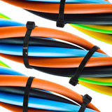 100-500PCS Nylon Cable Ties UV Resistant Zip Wire Ties Bulk Pack