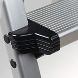Double-Sided Aluminum Folding Ladder 4/6 Layer Stable Warehouse Use