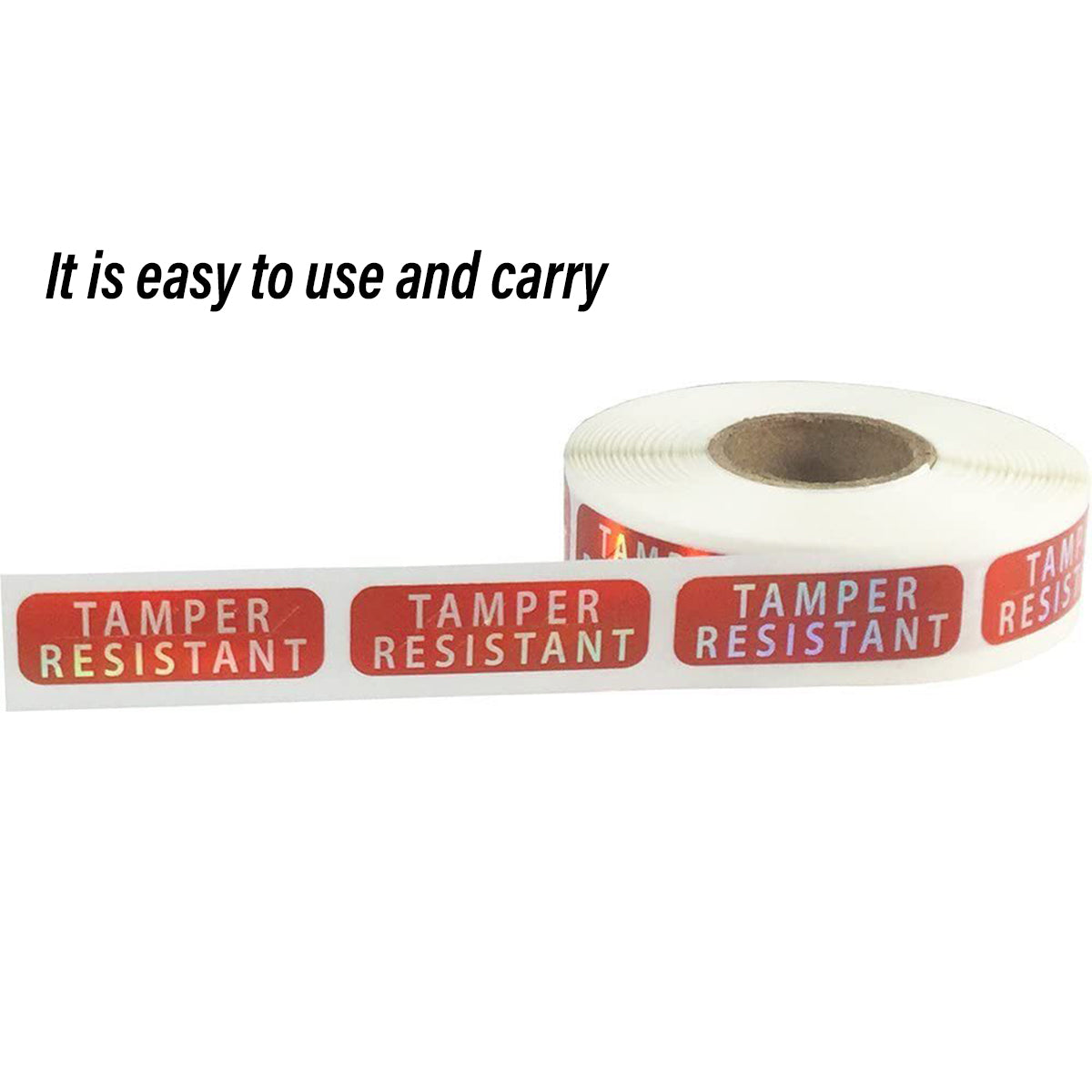 5 Rolls Tamper Proof Laser Security Labels Self Adhesive Sealing Stickers