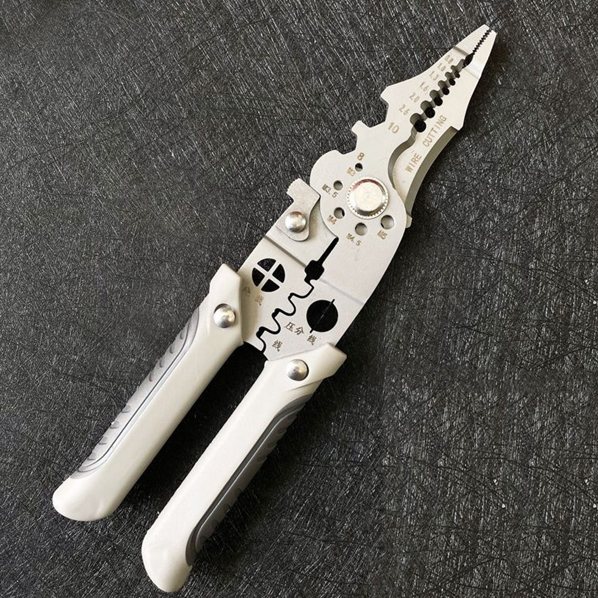 Multifunctional Wire Stripper Cutter Crimper Tool for Professionals