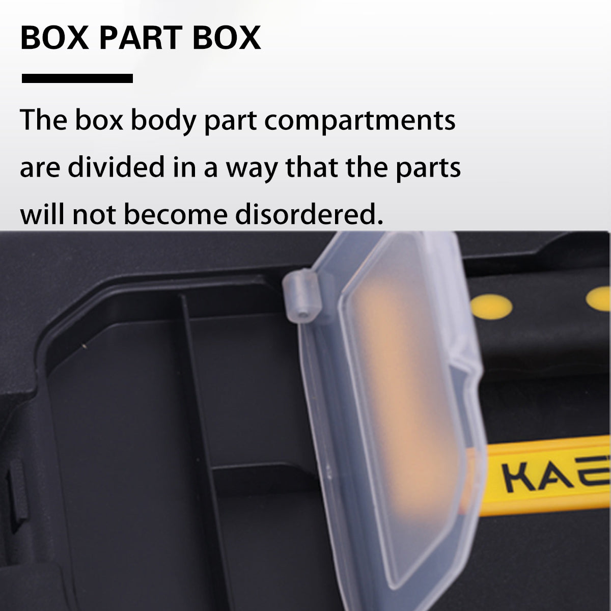 Stainless Steel Toolbox Portable Plastic Storage Case for Warehouse Tools