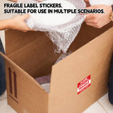 Fragile Sticker Labels 2 Rolls 1000PCS High Visibility Shipping Warning