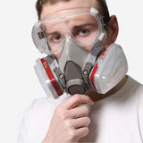 Half Face Dustproof Protective Mask with Dual Cartridge for Industrial Use