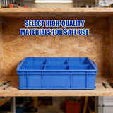 Thickened Plastic Storage Box with 3/6 Compartments for Hardware Tools