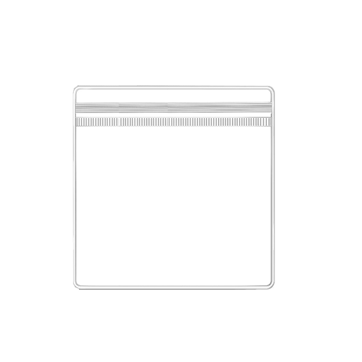 100pcs PVC Self-Sealing Jewelry Bags Dustproof Anti-Oxidation