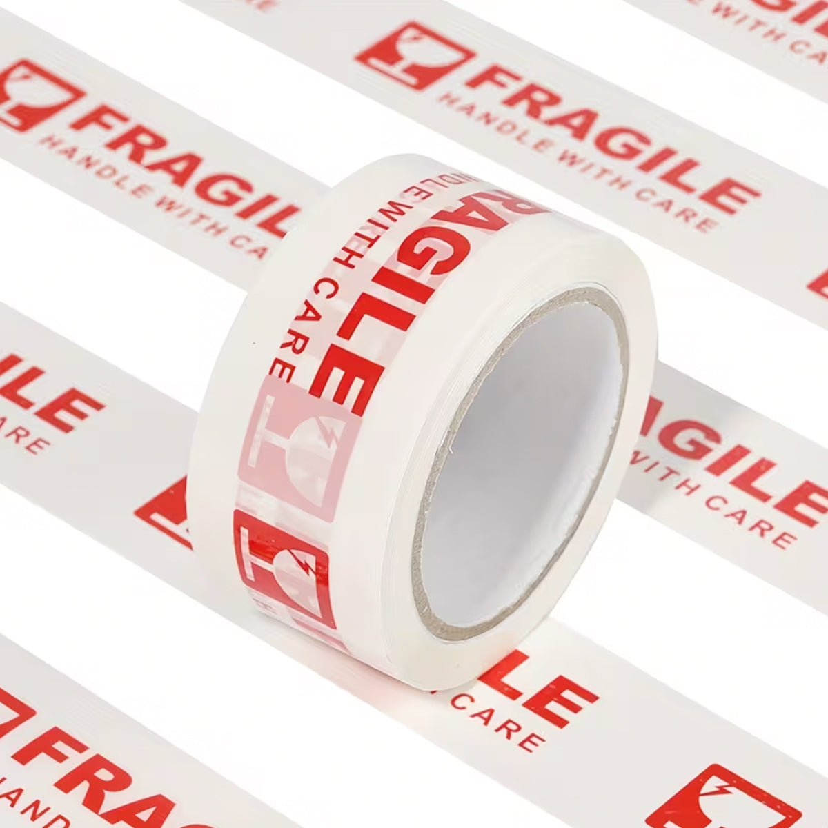 Fragile Warning Tape Handle With Care for Shipping and Packing Boxes