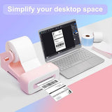 Pink Label Paper Holder Organizer Stand for Desk and Shelf Storage