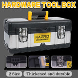 Stainless Steel Toolbox Portable Plastic Storage Case for Warehouse Tools