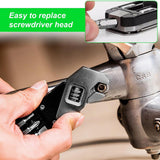 Stainless Steel Adjustable Folding Multi-Tool Wrench with Bits