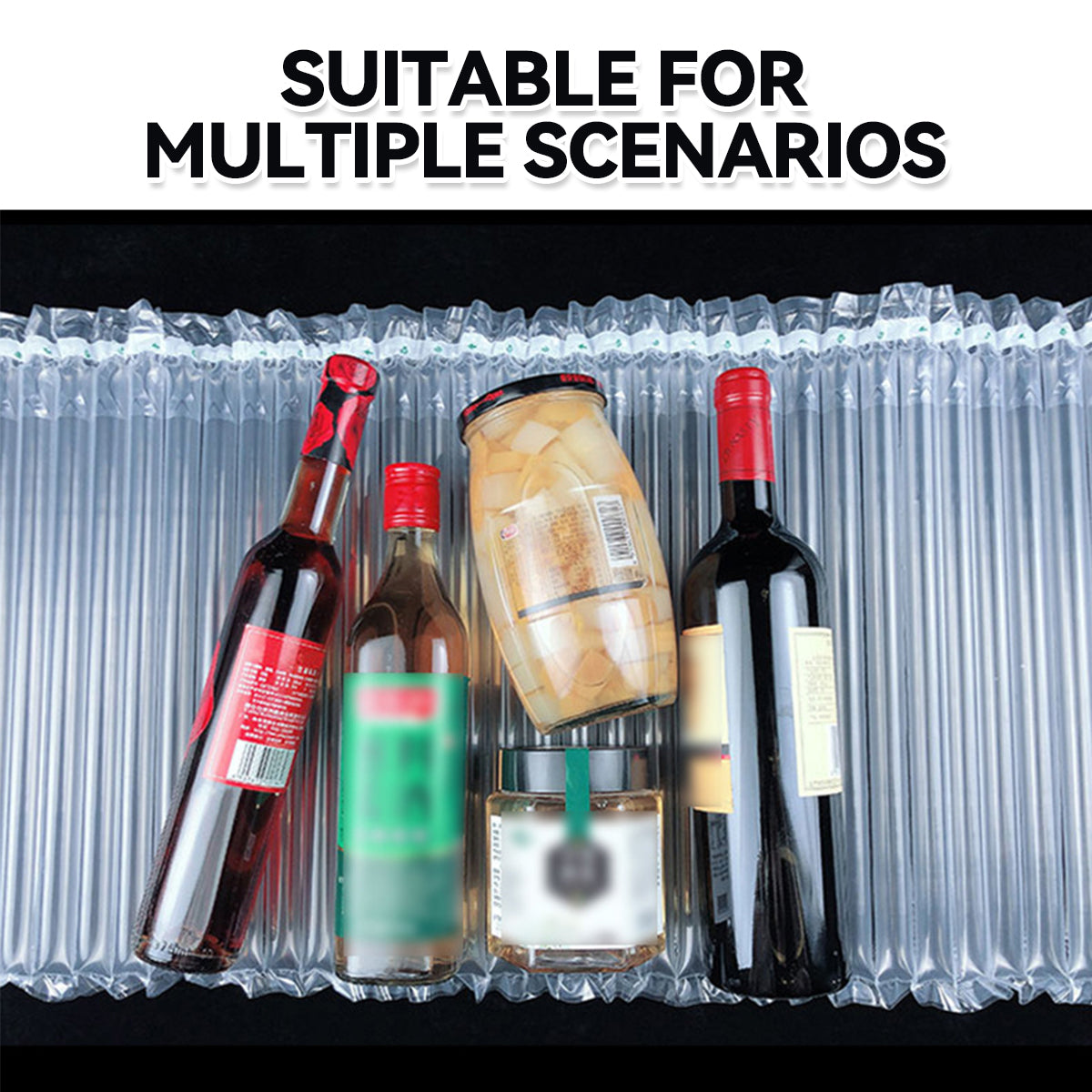 Thickened Bubble Column Shockproof Protective Packaging Roll Clear
