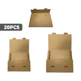 20PCS Kraft Paper Boxes Small Cardboard Gift Packaging Boxes