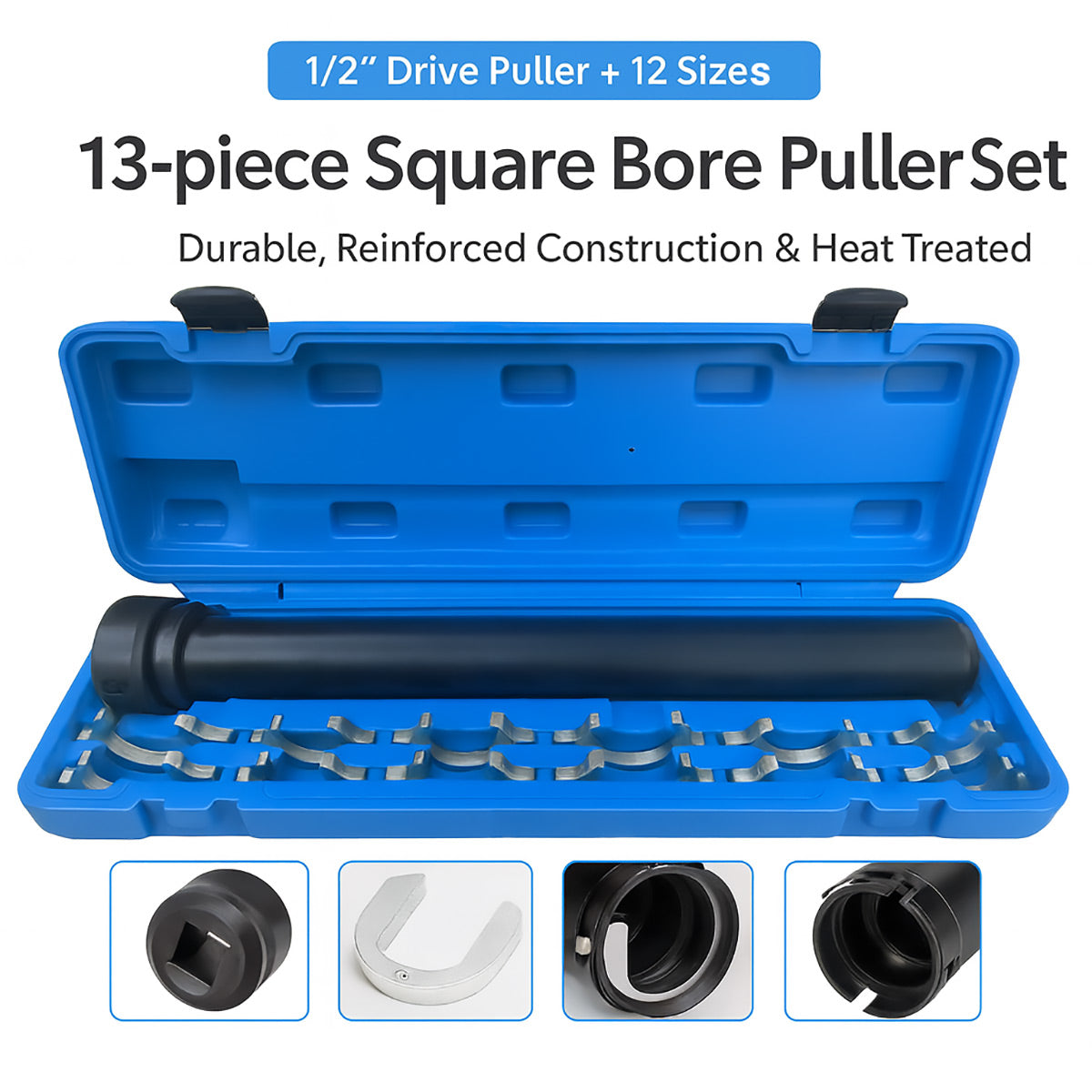 13PCS Steering Tie Rod Inner Ball Removal Extractor Tool Kit